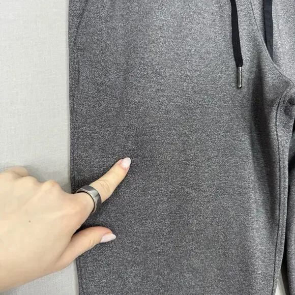 Lululemon Womens Sweat Pants 4 Heathered Gray On the Fly 7/8 Jogger Lounge Gym - Picture 3 of 15